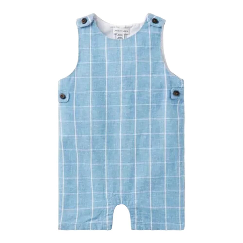 Janie and Jack NWT Baby Tattersall Romper. 3-6 Months.